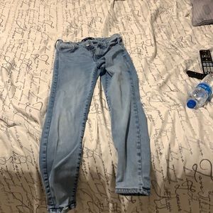 AéRopostale blue denim high rise jeggings